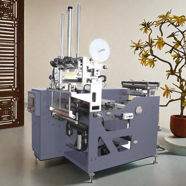 Automatic Non Stop Turret Rewind Machine Glueless 1.5inch 38mm Rewind Air Shafts Auto Core Loading /Auto Eject System