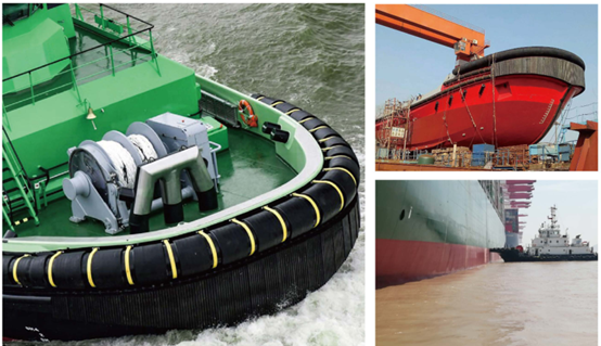 Тип морское резиновое обвайзер трубки для обвайзера толкателя буксира морского резинового