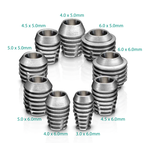 BICON® Dental Implant Внутренний абатмент Premill Blank 10 мм с зацеплением 2,0 мм/ 2,5 мм/ 3,0 мм