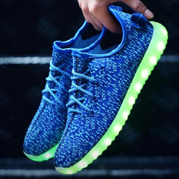 USB Battery Charge Boost 350 370 Yeezy Led Shoes