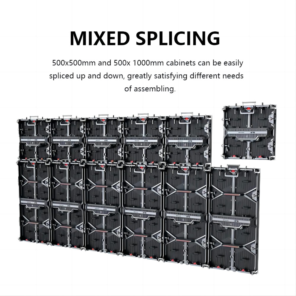 P3.91mm 500x500mm LED дисплейная панель Сцена Фон видеостенный экран
