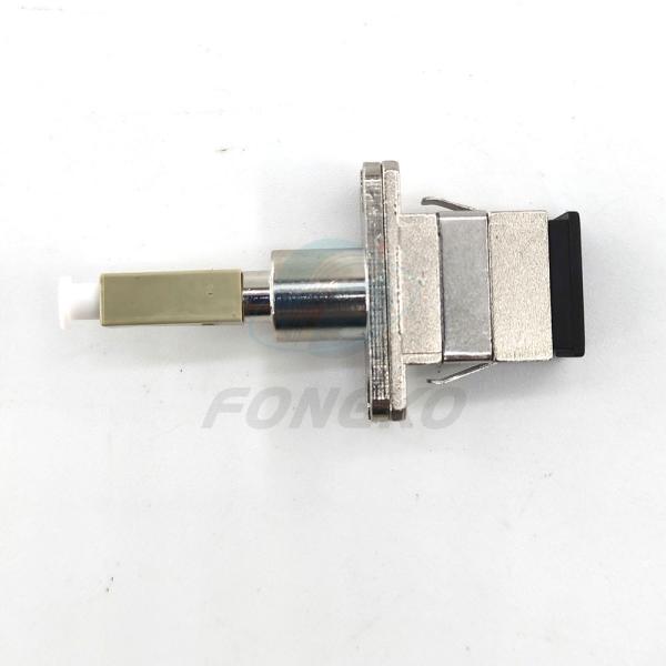 50/125 de homem fêmea multimodo do ABS do LC do metal do SC do adaptador da fibra ótica para transformar