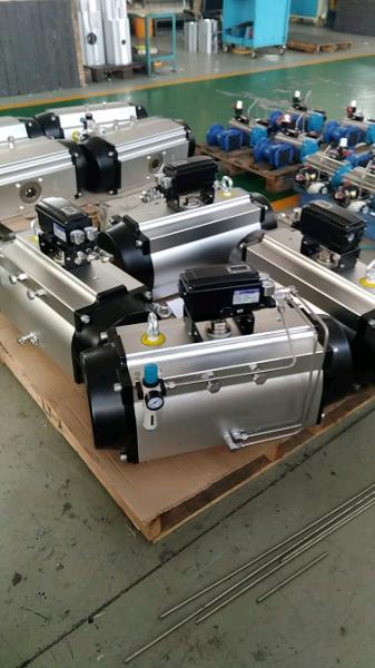 pneumatic control valves pneumatic actuator for butterfly / ball valves