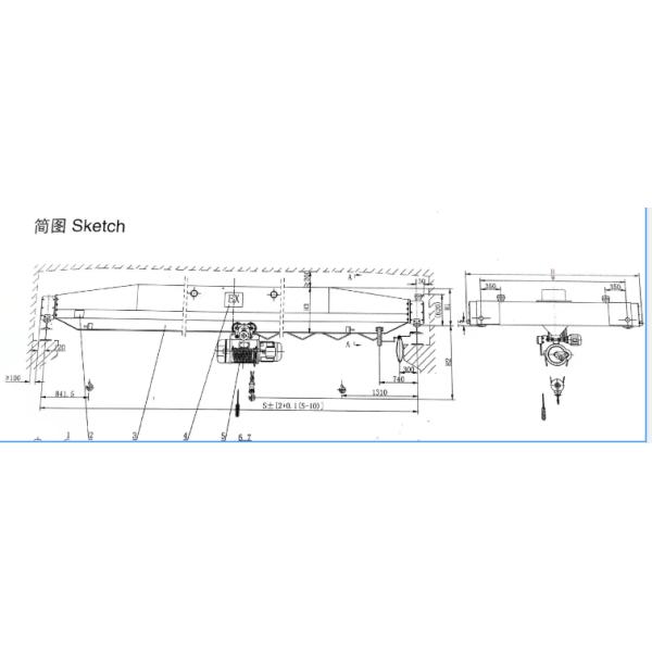 3 Ton Traveling Type Electric explosion-proof single beam Pendent Line Control For Workshop​
