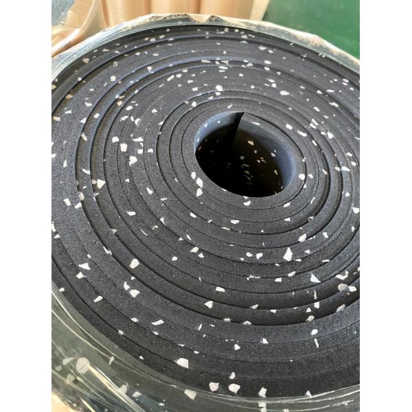 Indoor and Outdoor 20mm Heavy Duty Recycled Rubber Rolls Flooring with Colored EPDM Flecks