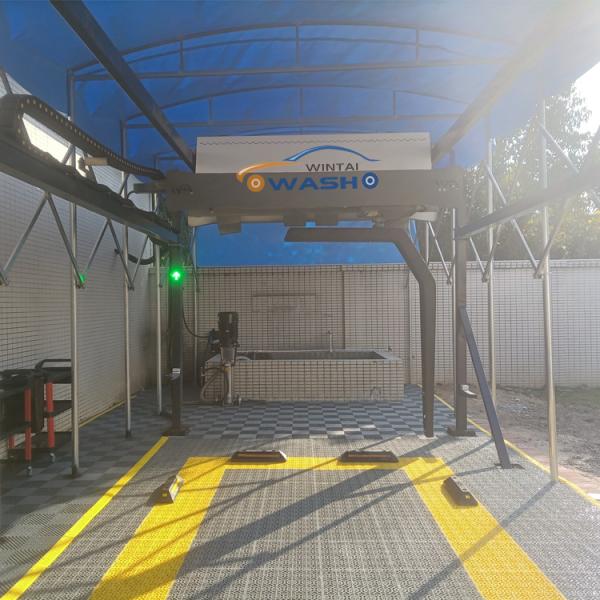 Metal Arm 360 Degree Contactless Car Wash Machine With 3KW 4pcs Dryers