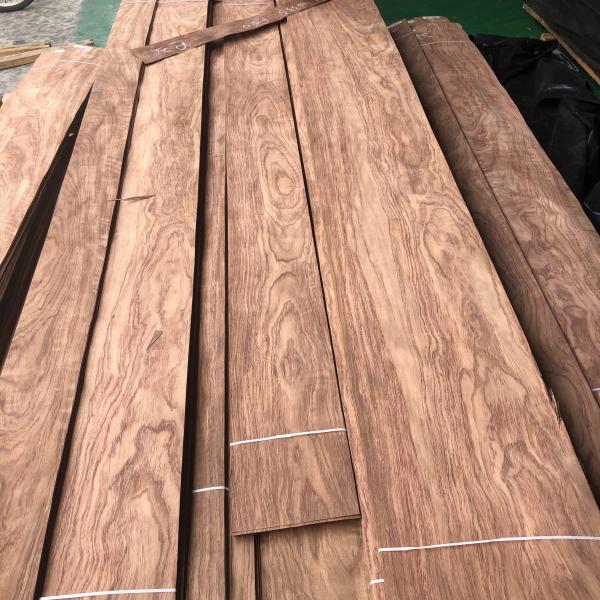 AA Grade Natural Furniture Wood Bubinga Veneer Plywood 0.45mm