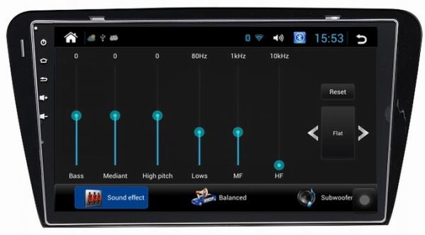 Ouchuangbo android 4.2 Skoda Octavia 2015 DVD radio gps support 4 core canbus swc BT