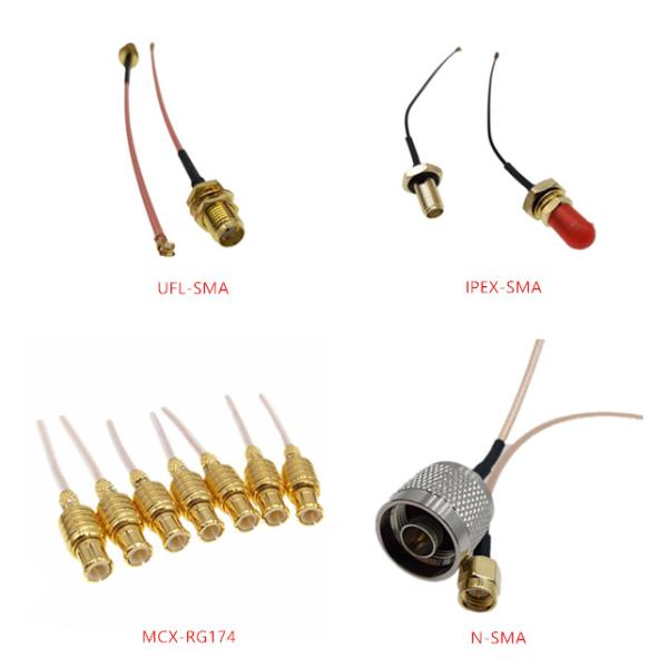Cabo fêmea impermeável da trança da antena do RF RG174 RG58 do homem do anteparo BNC Jack To SMA