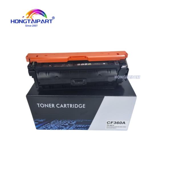 Toner cartridge CF360A(BK) CF361A(C) CF362A(Y) CF363A(M) Compatible TONERCARHP017-441 for HP Laserjet Enterprise M552 M553 M577 Printer Part HONGTAIPART