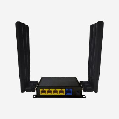 faixas duplas do router de 1200M Industrial Fastest Smart 4G com 5 portos RJ45 de 10/100M