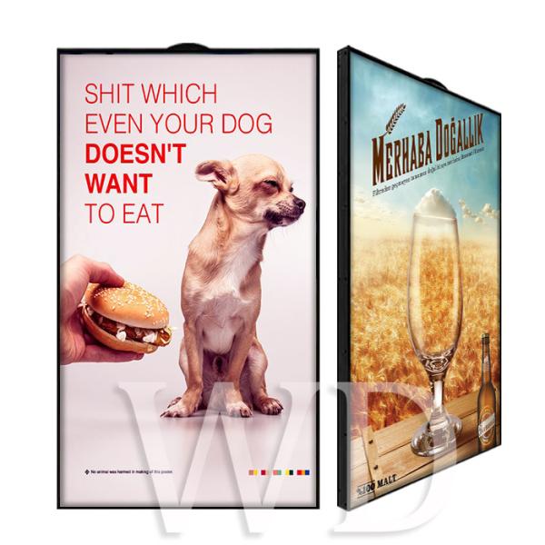 Interior Use 65 Inch 3840*2160 High Brightness LCD Display Window Facing