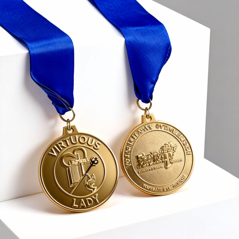 Custom Medals Personalized Sports Awards in Zinc Alloy with Enamel Finish and Customized Design