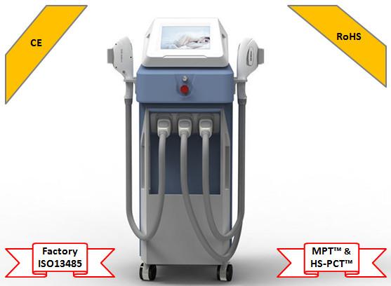 Painless E Light Lady Hair Laser Depilation Machine , Permanent bikini line hair removal