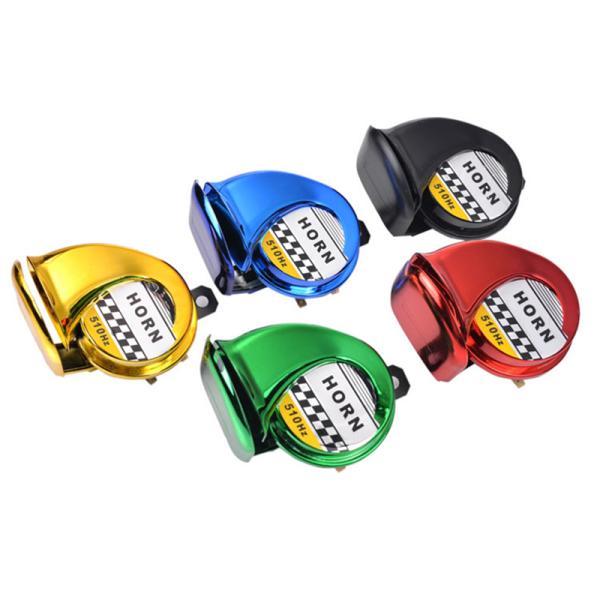 Waterproof 12V 130dB Other Motorcycle Parts Snail Air Horn Siren Loud For Car / Truck