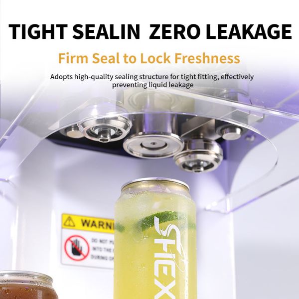 Automatic 3 Second Portable Plastic Can Sealing Machine With Cup Holder