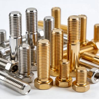 Brushed Surface Finish Custom Stainless Steel Bolts Heat Resistant