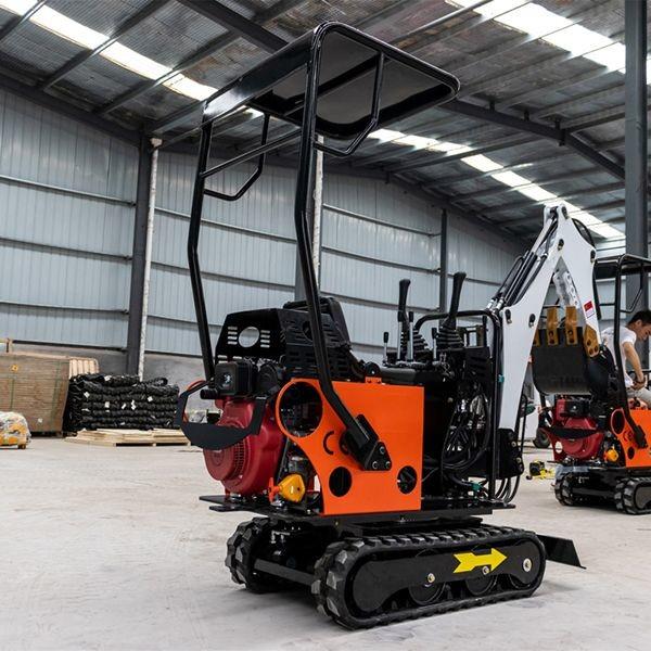Puxador de pilhas ODM 1,5 tonelada escavadeira EPA Mini escavadeira carregadeira Bagger