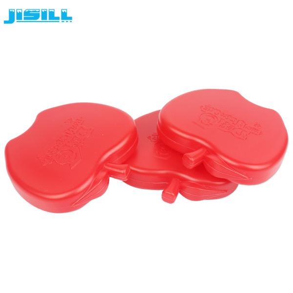 Red Reusable Food Freezer Mini Ice Packs For Kids Cooler Bags MSDS Approve
