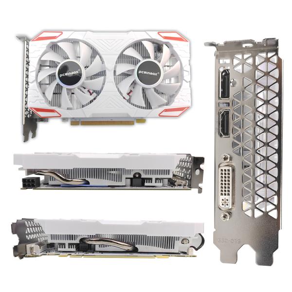 PCWINMAX Radeon RX 580 White Edition 16GB 2048SP GDDR5 256Bit PCIe 3.0 Graphics Card with HD DVI DP Output