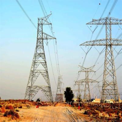 110kv 132 Kv 220kv 550kv广告牌防锈电力线路塔输电钢杆