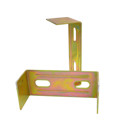 nylon guide roller bracket NRB02, material: steel, color: yellow zinc plating