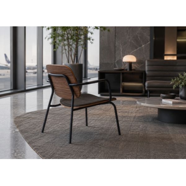 Stylish Bentwood Lounge Chair Corrosion Resistance For Coffee Shop And Bistros