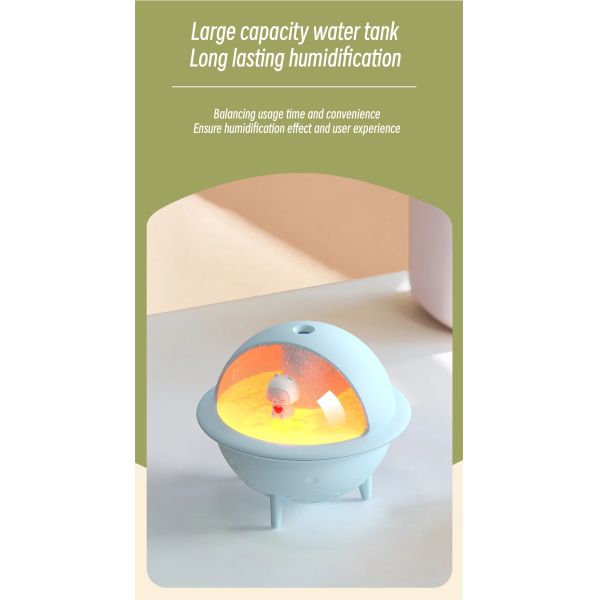 Creative Planet Space Man 250ML Ultrasonic Humidifier With Romantic Warm Light