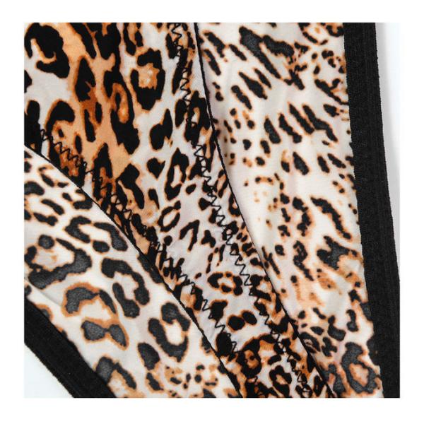 Correa fina del brillo de Slutty de la ropa interior de la tanga del leopardo de las muchachas de las bragas bajas para mujer atractivas de la cintura ajustable