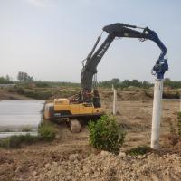 Martelo concreto revestido do Vibro do equipamento da condução de pilha de 10 medidores para o projeto solar