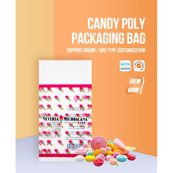 VMPET LDPE Plastic Snack Packaging Bags Sweets Candy Chocolates Custom Printed Resealable Bags