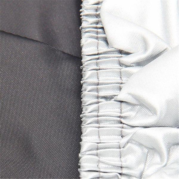 Weatherproof Polyester Outdoor Motorcycle Cover With Full Bottom Elastic Hem