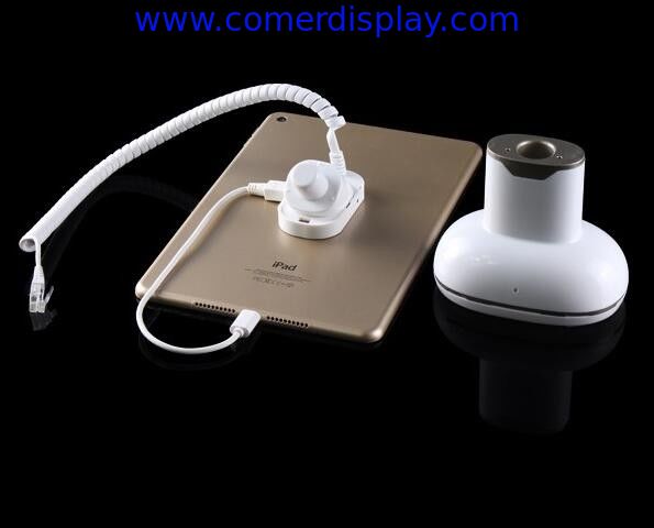 COMER with alarm and charging function tablet security stand single alarm system