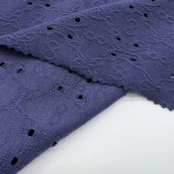 Garment Stock Sports Jersey Fabric Knitting Jaquard Fabric F02-035
