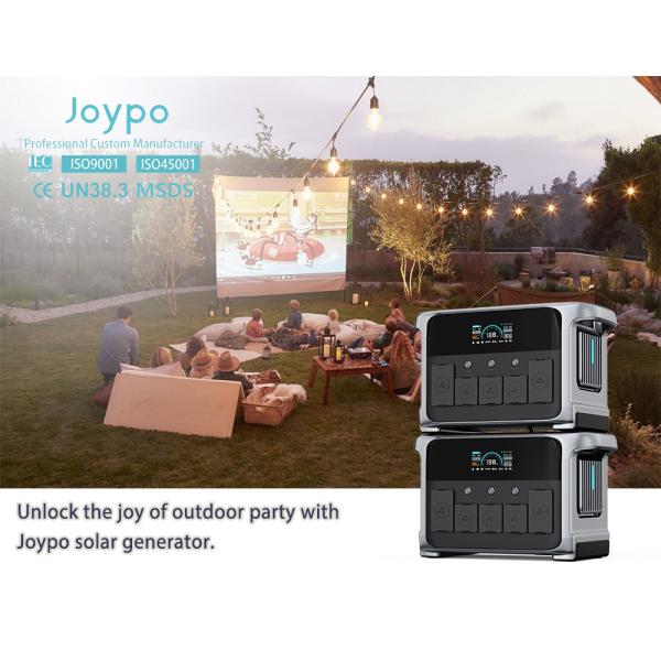 Portable Lithium Ion Battery Pack 1200W Solar Power For Outdoor Party And Camping