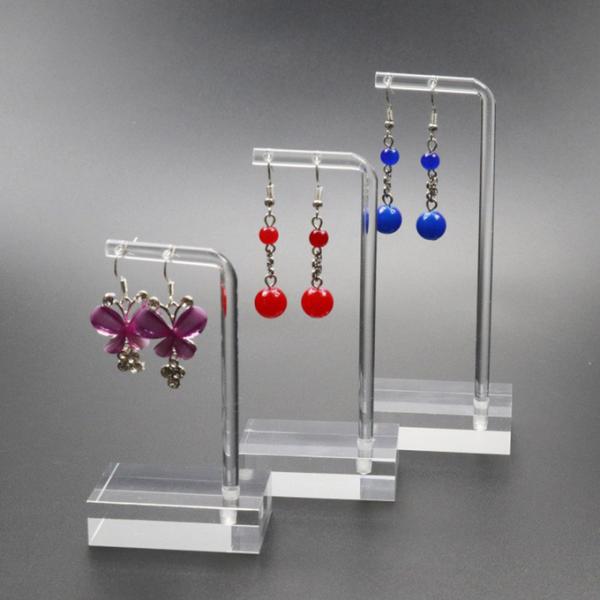 Assembled Elegant Design Plexiglass Acrylic Earring Display Stand Holder For Earrings