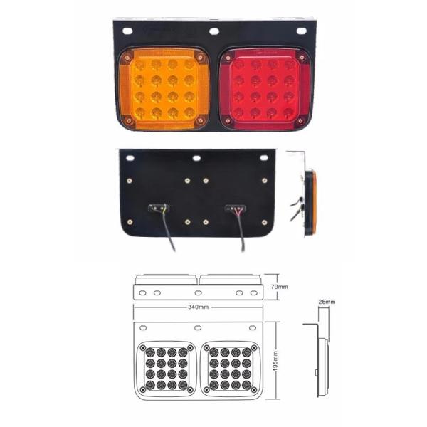 Частей 32pcs тележки Nissan UD тележка СИД японских коммерчески привела света кабеля