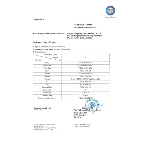 TOBO STEEL GROUP CHINA Сертификации