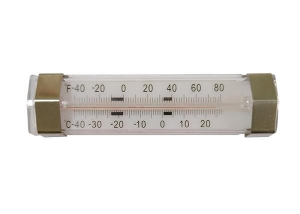 Mini Plastic Refrigerator Freezer Thermometer With Slim Body 124*30*12mm