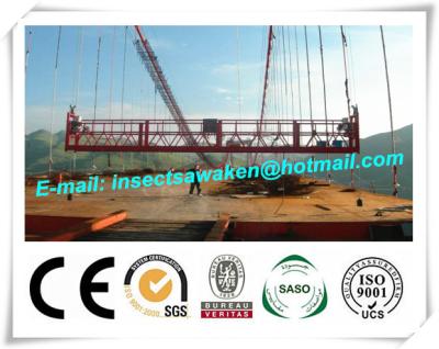 Hanging Scaffold Wind Tower Production Line , Aluminum Steel Suspended Working Platform