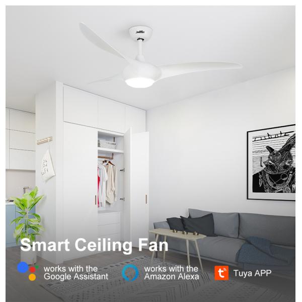 Melhore sua casa com o ventilador de teto LED 1stshine Design elegante e recursos de economia de energia