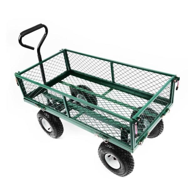 15-20 Days Delivery Time Garden Wagon Cart With Dumping Feature And Customized Logo