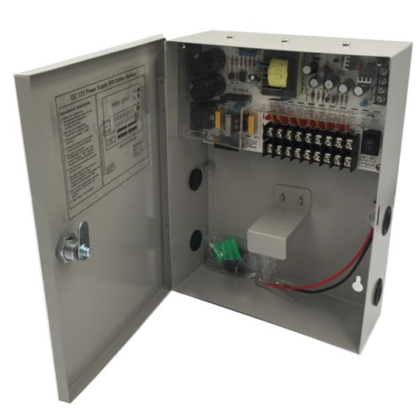 AC 110V 220V Input Voltage 12V 10A 9CH UPS Power Supply with Battery Backup by C-Power