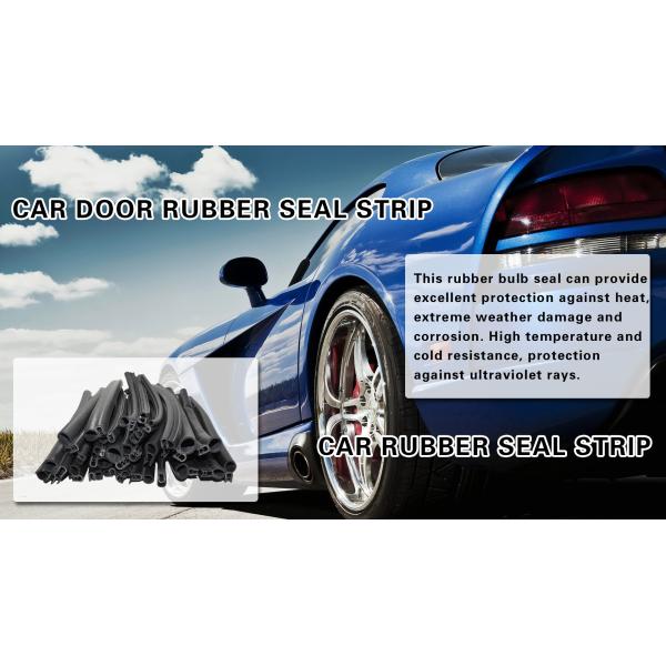 Soundproof d Type Rubber Seal Strip Epdm Rubber Seals Strip for Car Windproof Strip Car Rubber Door Trim Edge protection Seal