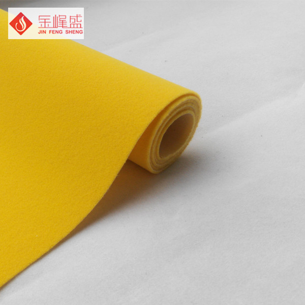 Luxury Nylon Fiber Polyester Velvet Fabric Yellow Spunlace Fabric