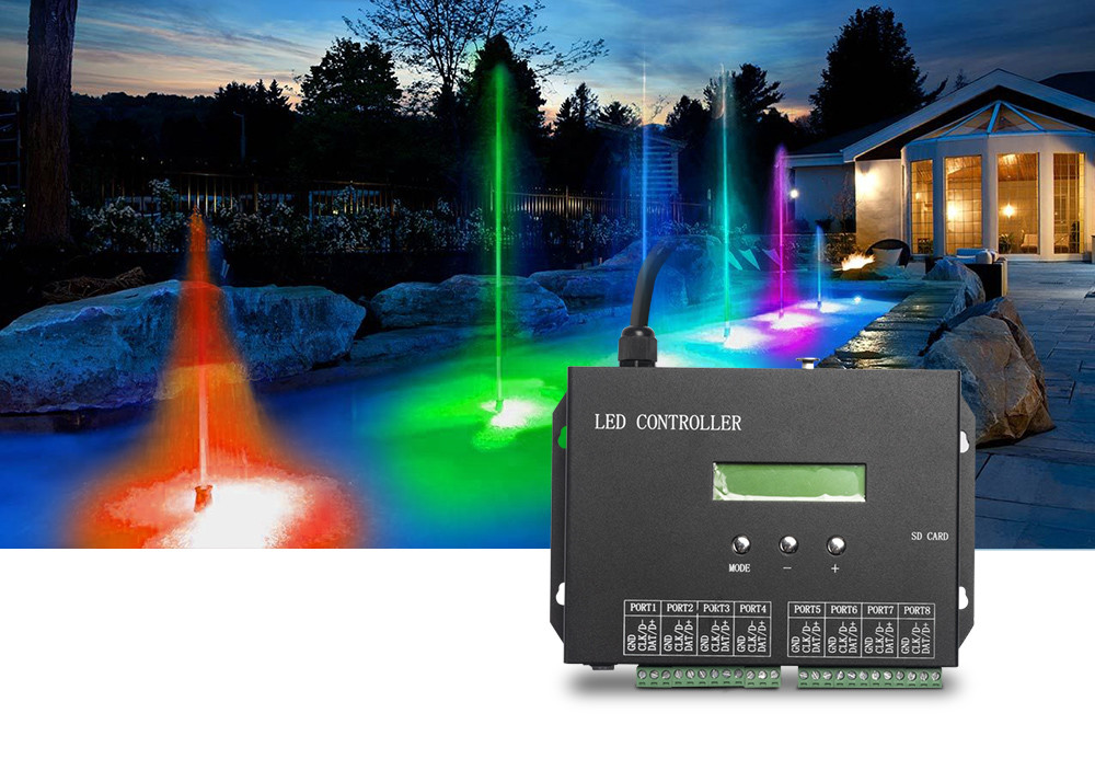 5 регулятор RGB света бассейна СИД проводов DMX для подводного света