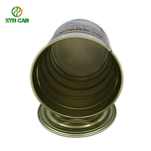Metal Tin Can Environmental Friendly Professional Tin Can com Tin Lids plástico