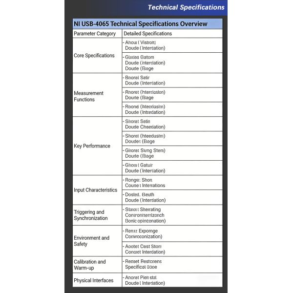 NI-USB-4065 300V 6 1/2 Digit USB Connected Digital Multimeter Electronic Measuring Instrument