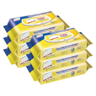 Lemon And Lime Blossom Disinfectant Handi Pack Wipes Biodegradable Clean Disinfecting Wipes