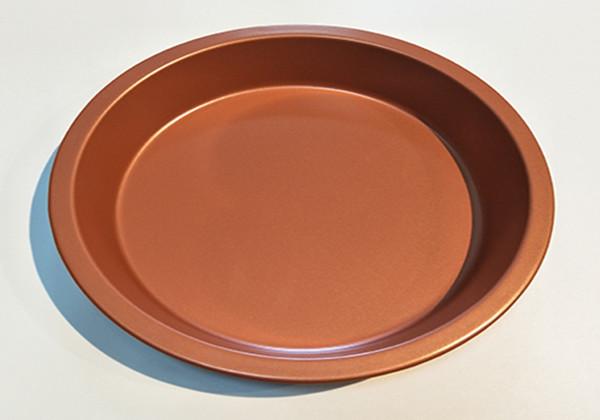 Steel 5 Piece Copper Bakeware Set with Nonstick Ti-Cerama Coating Super Strong 0.8MM Gauge Includes Cookie Sheet Muffin